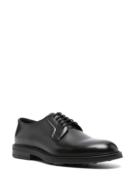 Black leather derby shoes Henderson baracco - men HENDERSON BARACCO | 82200P2NR